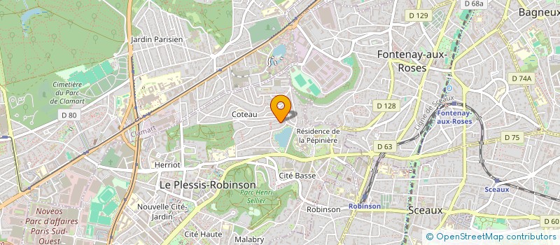 localisation de l'entreprise MONSIEUR FREDERIC RIVIERE  LE PLESSIS-ROBINSON