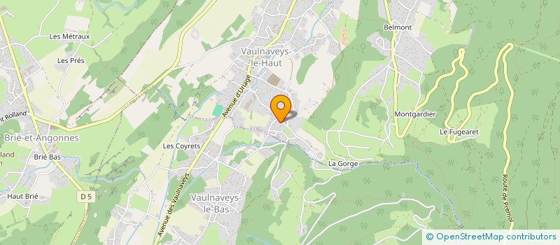 localisation de l'entreprise MONSIEUR FREDERIC RIZZO  VAULNAVEYS-LE-HAUT