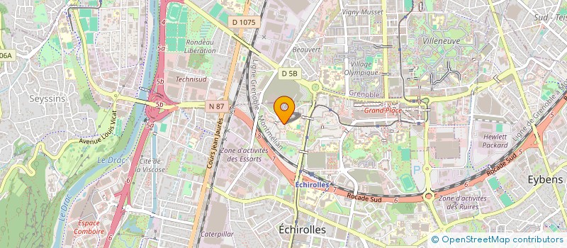 localisation de l'entreprise MONSIEUR FREDERIC ROBERT  ECHIROLLES