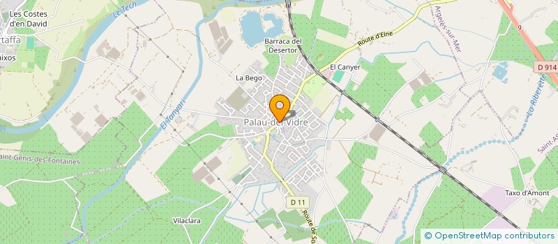 localisation de l'entreprise MONSIEUR FREDERIC ROBERT à PALAU-DEL-VIDRE
