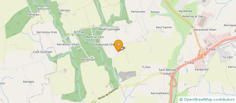 localisation de l'entreprise MONSIEUR FREDERIC ROBERT  PLUGUFFAN