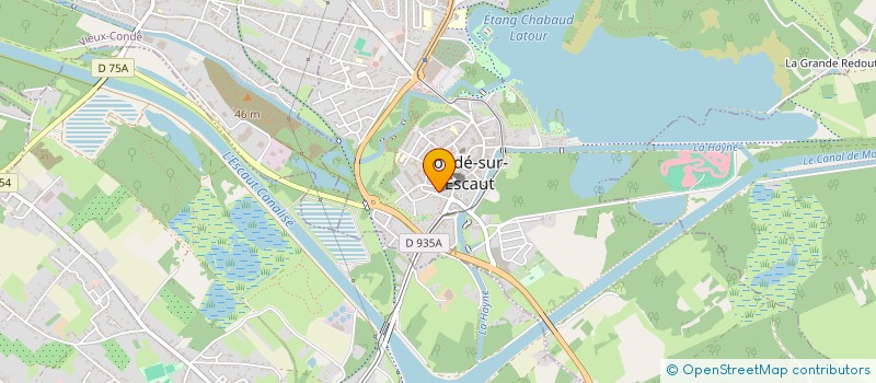localisation de l'entreprise MONSIEUR FREDERIC ROBILLARD à CONDE-SUR-L'ESCAUT