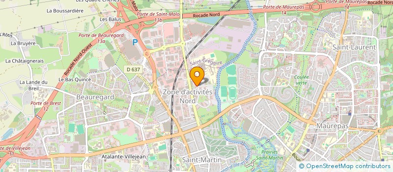 localisation de l'entreprise MONSIEUR FREDERIC ROBIN  RENNES