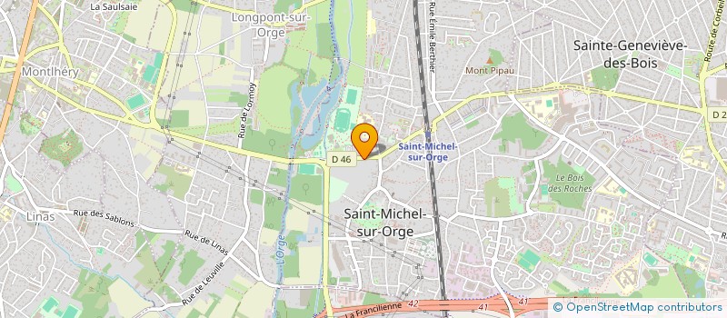localisation de l'entreprise MONSIEUR FREDERIC ROBIN à SAINT-MICHEL-SUR-ORGE
