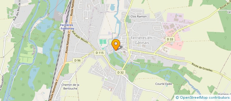 localisation de l'entreprise MONSIEUR FREDERIC ROBIN à FERRIERES-EN-GATINAIS