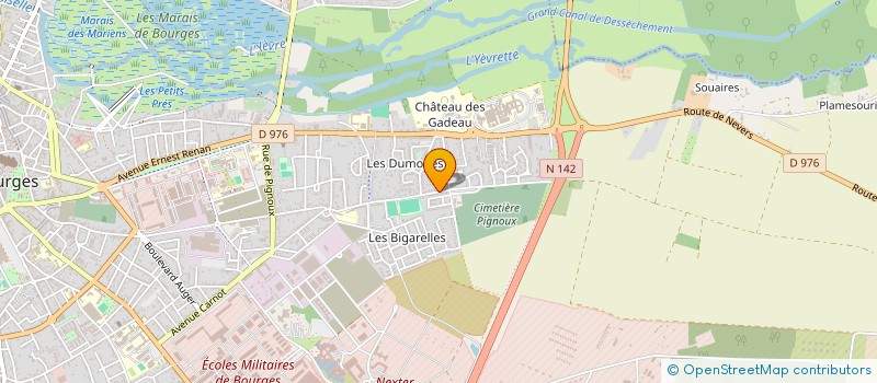 localisation de l'entreprise MONSIEUR FREDERIC ROBIN  BOURGES