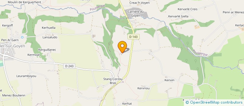 localisation de l'entreprise MONSIEUR FREDERIC ROBINET  LANDUDEC