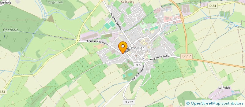 localisation de l'entreprise MONSIEUR FREDERIC ROBITZER  BOUXWILLER