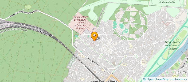 localisation de l'entreprise MONSIEUR FREDERIC ROBLES à MAISONS-LAFFITTE