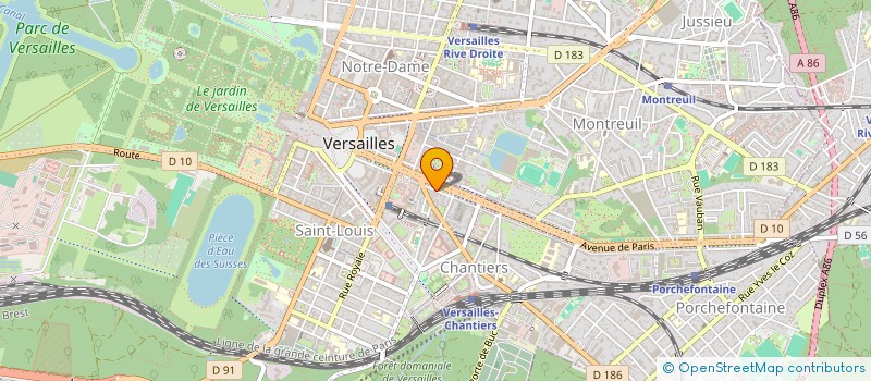 localisation de l'entreprise MONSIEUR FREDERIC ROCCIA à VERSAILLES