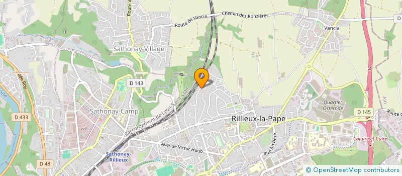 localisation de l'entreprise MONSIEUR FREDERIC ROCH  RILLIEUX-LA-PAPE