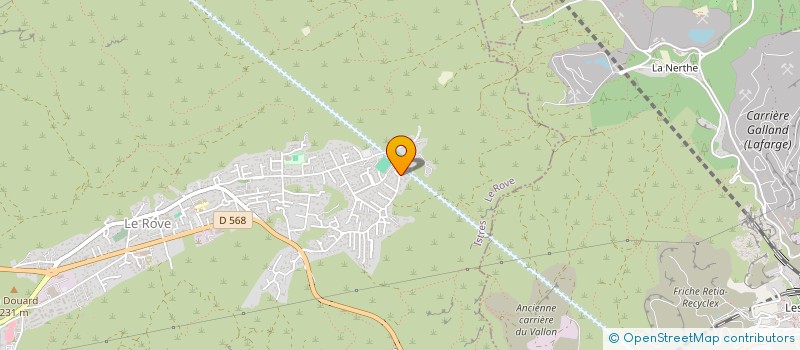 localisation de l'entreprise MONSIEUR FREDERIC ROCHE  LE ROVE