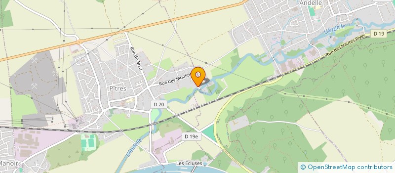 localisation de l'entreprise MONSIEUR FREDERIC ROCHER  PITRES