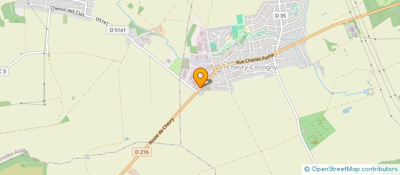 localisation de l'entreprise MONSIEUR FREDERIC ROCHER  CHEVRY-COSSIGNY