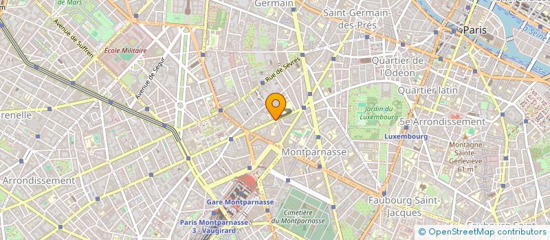 localisation de l'entreprise MONSIEUR FREDERIC ROCHET  PARIS