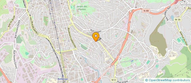 localisation de l'entreprise MONSIEUR FREDERIC ROCHON  SAINT-ETIENNE