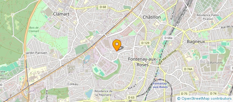 localisation de l'entreprise MONSIEUR FREDERIC RODAS à FONTENAY-AUX-ROSES