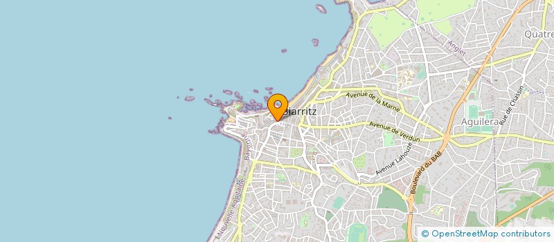 localisation de l'entreprise MONSIEUR FREDERIC RODON à BIARRITZ