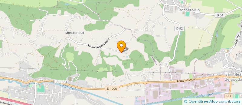 localisation de l'entreprise MONSIEUR FREDERIC RODRIGUES  CESSIEU