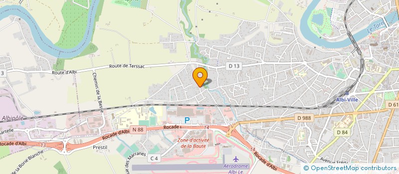 localisation de l'entreprise MONSIEUR FREDERIC RODRIGUES à ALBI