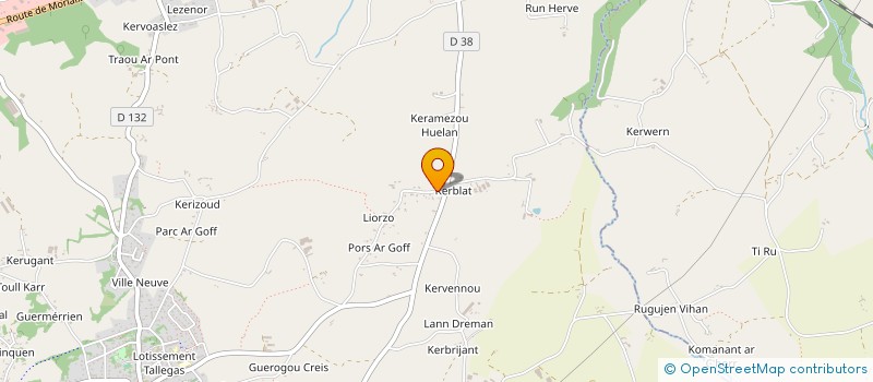 localisation de l'entreprise MONSIEUR FREDERIC RODRIGUES DE CASTRO  PLOUMILLIAU