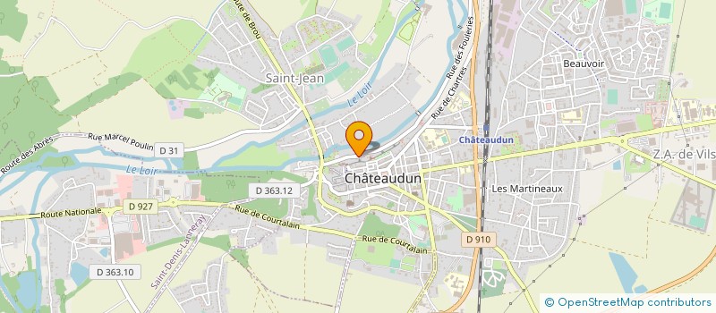 localisation de l'entreprise MONSIEUR FREDERIC RODRIGUEZ à CHATEAUDUN