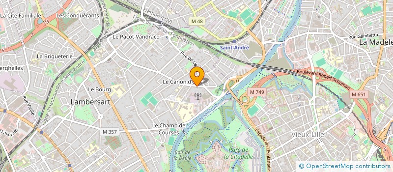 localisation de l'entreprise MONSIEUR FREDERIC ROEKENS à LAMBERSART