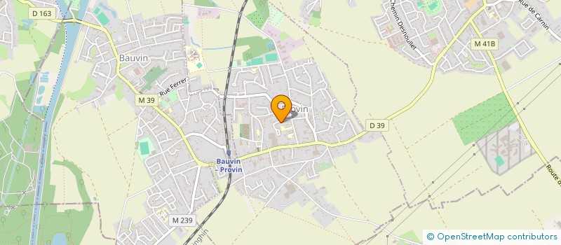 localisation de l'entreprise MONSIEUR FREDERIC ROGEAUX  PROVIN