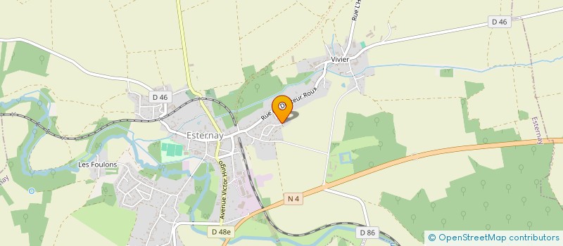 localisation de l'entreprise MONSIEUR FREDERIC ROGER  ESTERNAY