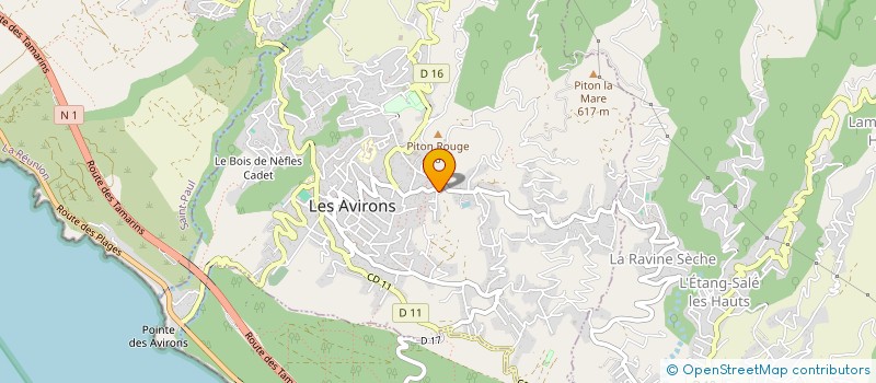 localisation de l'entreprise MONSIEUR FREDERIC ROGER  LES AVIRONS