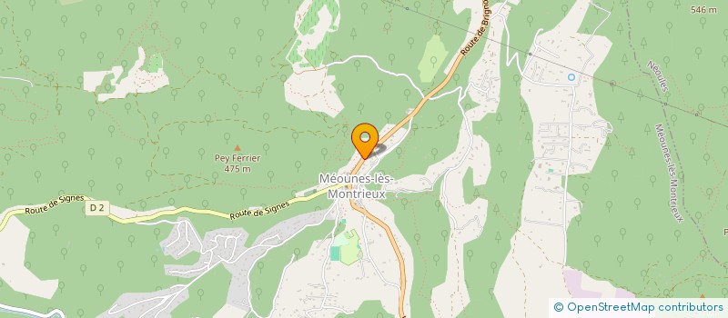 localisation de l'entreprise MONSIEUR FREDERIC ROIGNANT  LA ROQUEBRUSSANNE