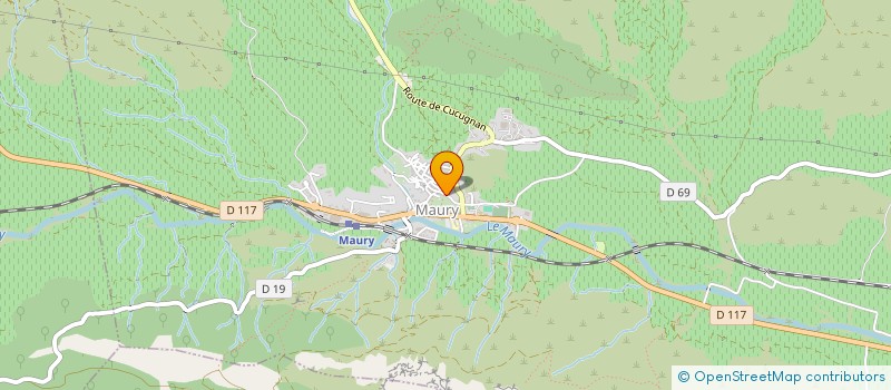 localisation de l'entreprise MONSIEUR FREDERIC ROJAS  MAURY