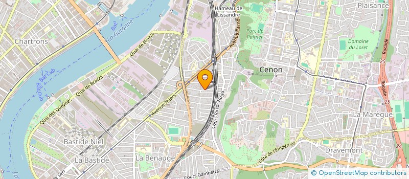 localisation de l'entreprise MONSIEUR FREDERIC ROLLAND  CENON