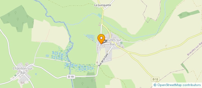 localisation de l'entreprise MONSIEUR FREDERIC ROMAGNY  BRIEULLES-SUR-BAR