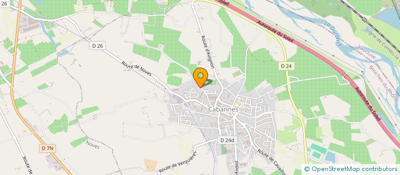 localisation de l'entreprise MONSIEUR FREDERIC RONCALETTI  CABANNES