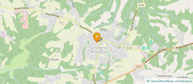 localisation de l'entreprise MONSIEUR FREDERIC RONCHINI  SAINT-MARTIN-DE-SEIGNANX