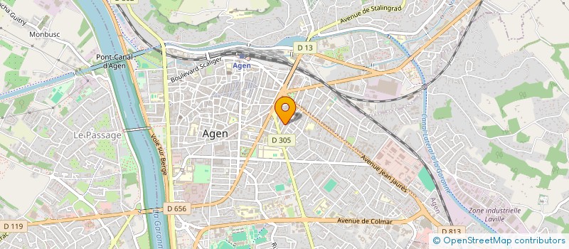 localisation de l'entreprise MONSIEUR FREDERIC ROSA  AGEN