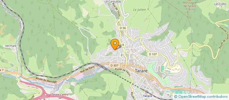 localisation de l'entreprise MONSIEUR FREDERIC ROSSI  TARARE