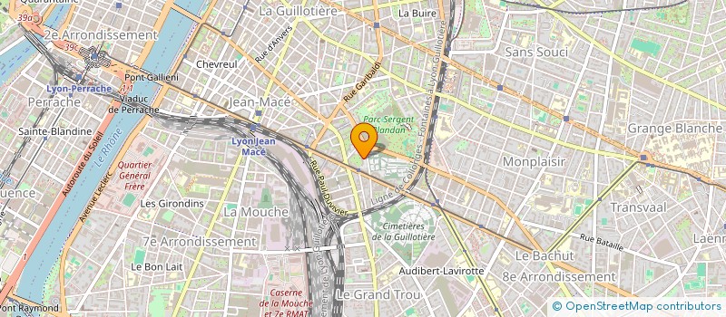 localisation de l'entreprise MONSIEUR FREDERIC ROSSI  LYON