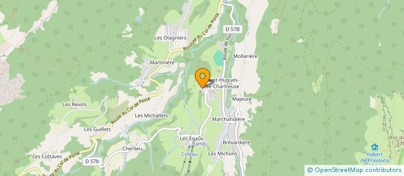 localisation de l'entreprise MONSIEUR FREDERIC ROSSI  SAINT-PIERRE-DE-CHARTREUSE