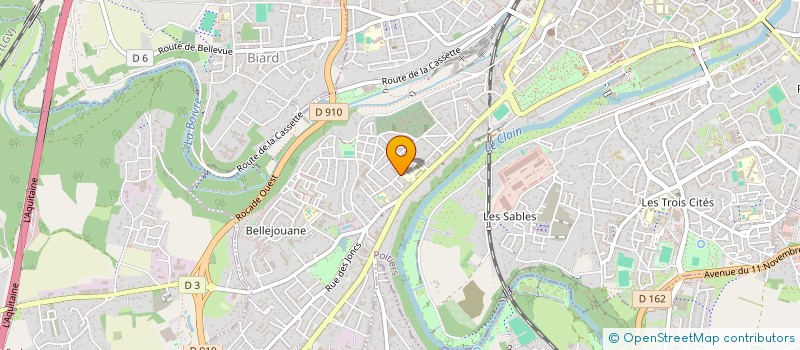 localisation de l'entreprise MONSIEUR FREDERIC ROTUREAU à POITIERS