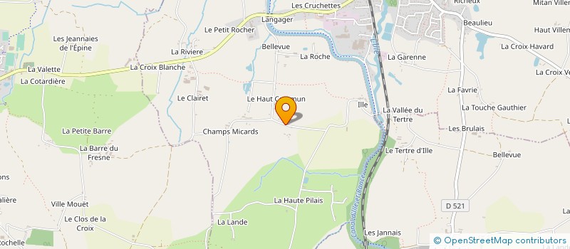 localisation de l'entreprise MONSIEUR FREDERIC ROUAULT  MONTREUIL-SUR-ILLE