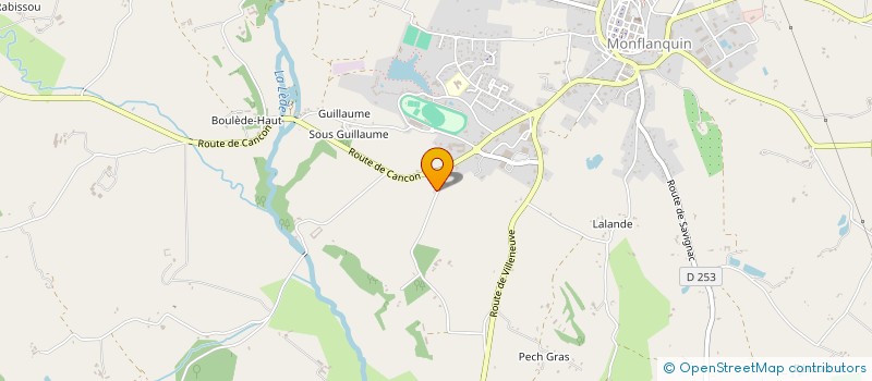 localisation de l'entreprise MONSIEUR FREDERIC ROUCH à MONFLANQUIN