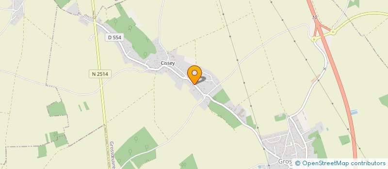 localisation de l'entreprise MONSIEUR FREDERIC ROUCOUX  GROSSUVRE