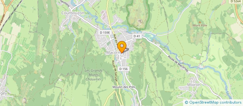 localisation de l'entreprise MONSIEUR FREDERIC ROUDIL  MACORNAY