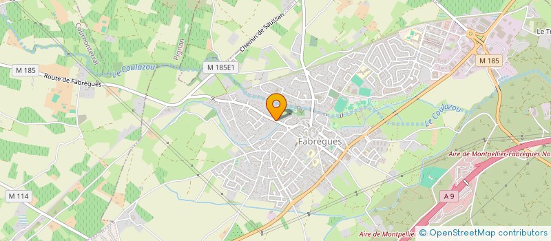 localisation de l'entreprise MONSIEUR FREDERIC ROUGER à FABREGUES
