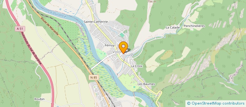 localisation de l'entreprise MONSIEUR FREDERIC ROUQUET à DIGNE-LES-BAINS