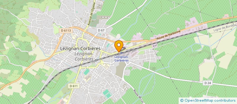 localisation de l'entreprise MONSIEUR FREDERIC ROUSSE  LEZIGNAN-CORBIERES