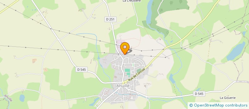 localisation de l'entreprise MONSIEUR FREDERIC ROUSSEAU à AHUILLE