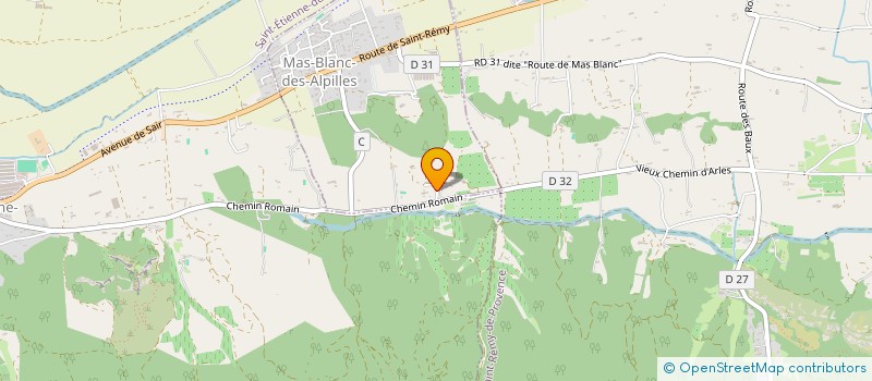 localisation de l'entreprise MONSIEUR FREDERIC ROUSSEAU  MAS-BLANC-DES-ALPILLES